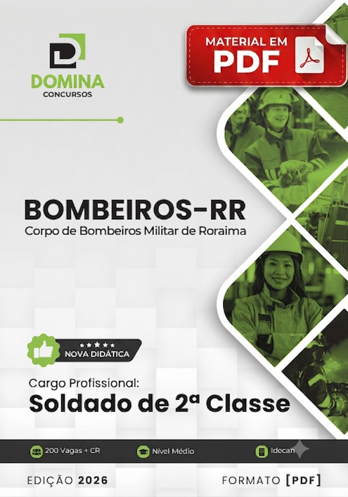 Apostila Soldado Bombeiros RR 2026 PDF