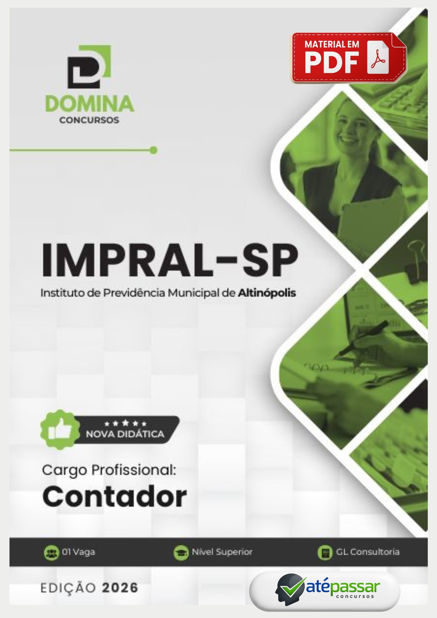 Apostila Contador IMPRAL Altinópolis SP GL Consultoria 2026 PDF