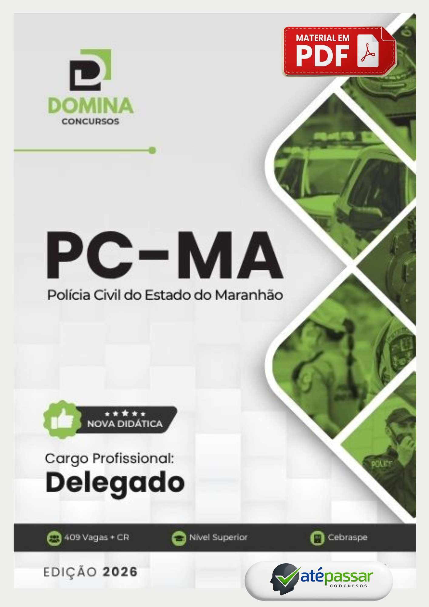 Apostila Delegado PC-MA Cebraspe 2026 PDF Domina Concursos