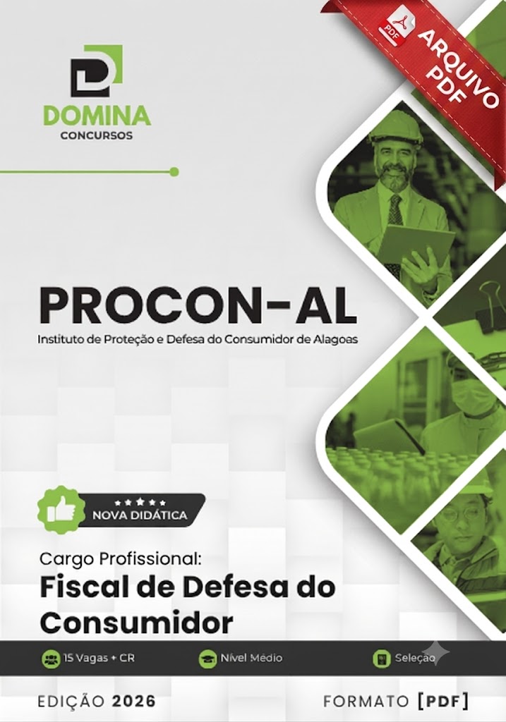 Apostila Fiscal de Defesa do Consumidor PROCON-AL 2026 PDF