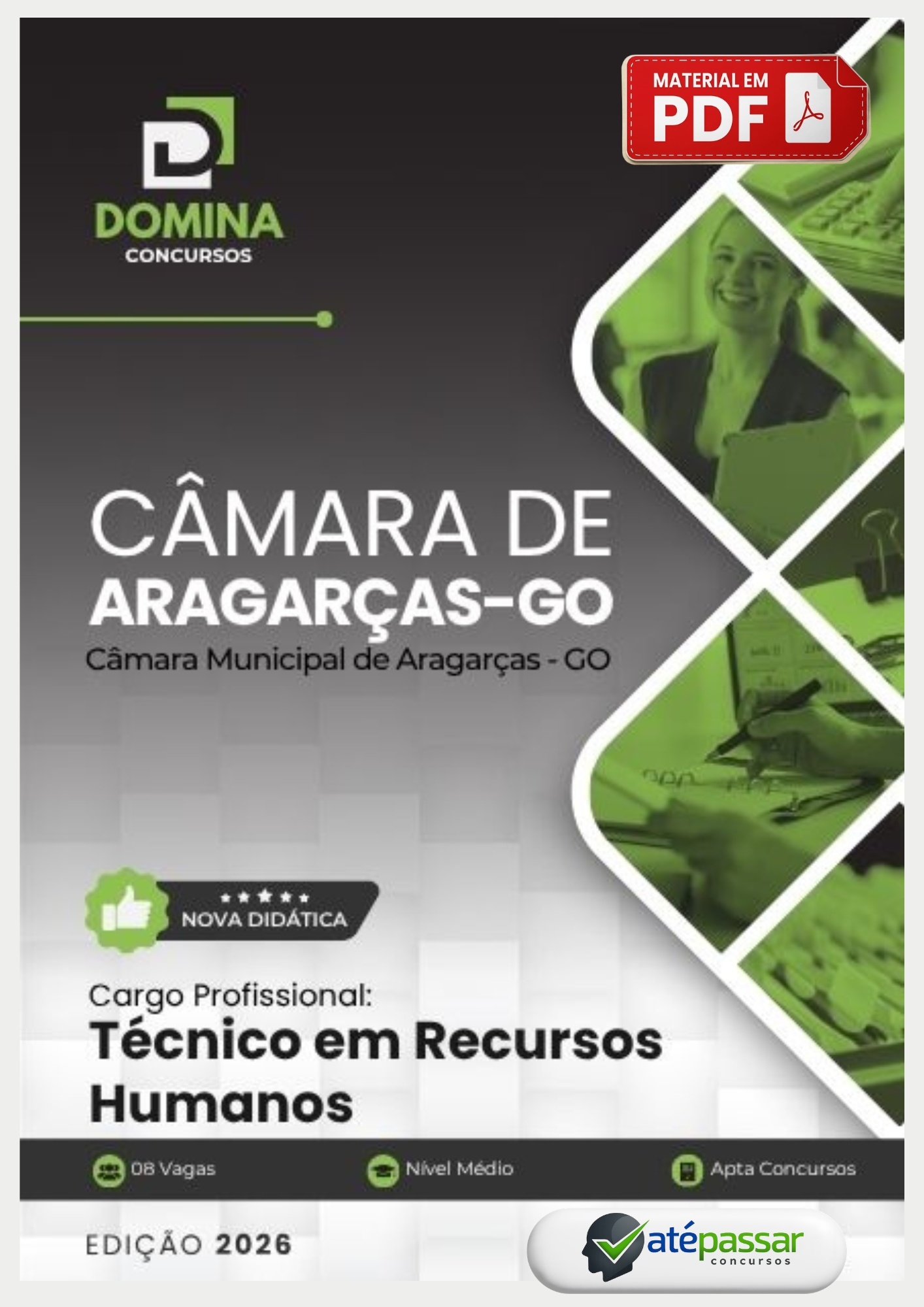 Apostila Técnico em Recursos Humanos Câmara Aragarças GO Apta Concursos 2026 PDF