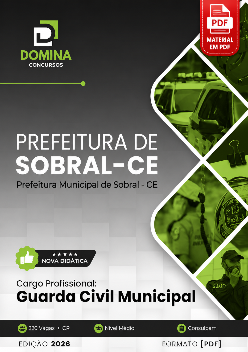 Apostila Guarda Civil Municipal Prefeitura de Sobral CE 2026 em PDF