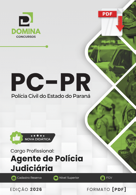 Apostila Agente de Polícia Judiciária PC-PR 2026 PDF