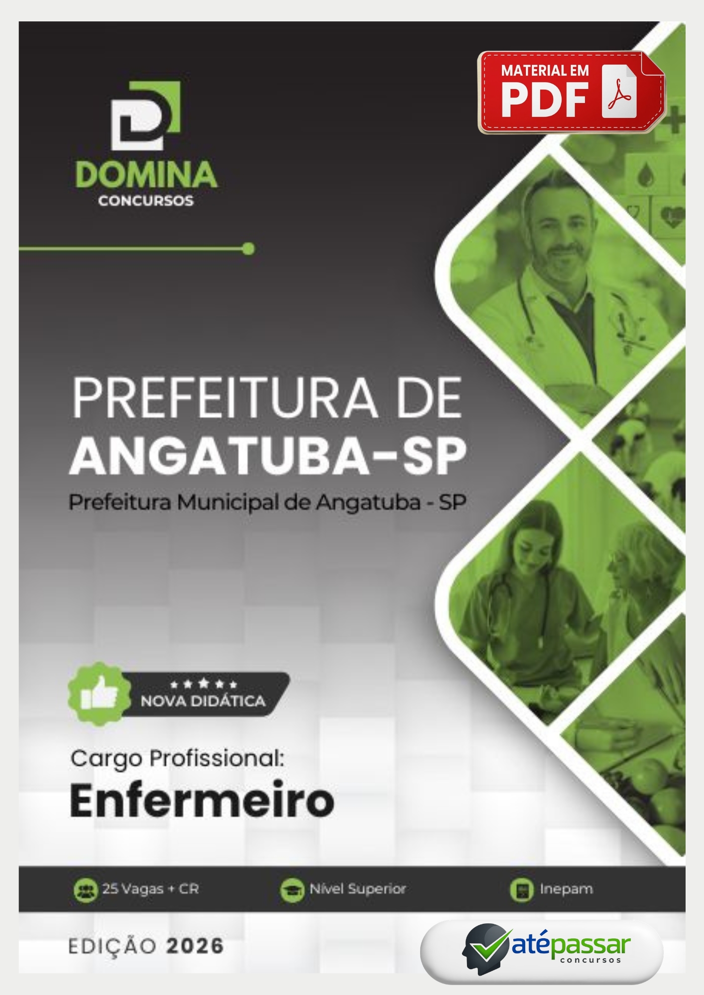 Apostila Concurso Enfermeiro Prefeitura de Angatuba SP 2026