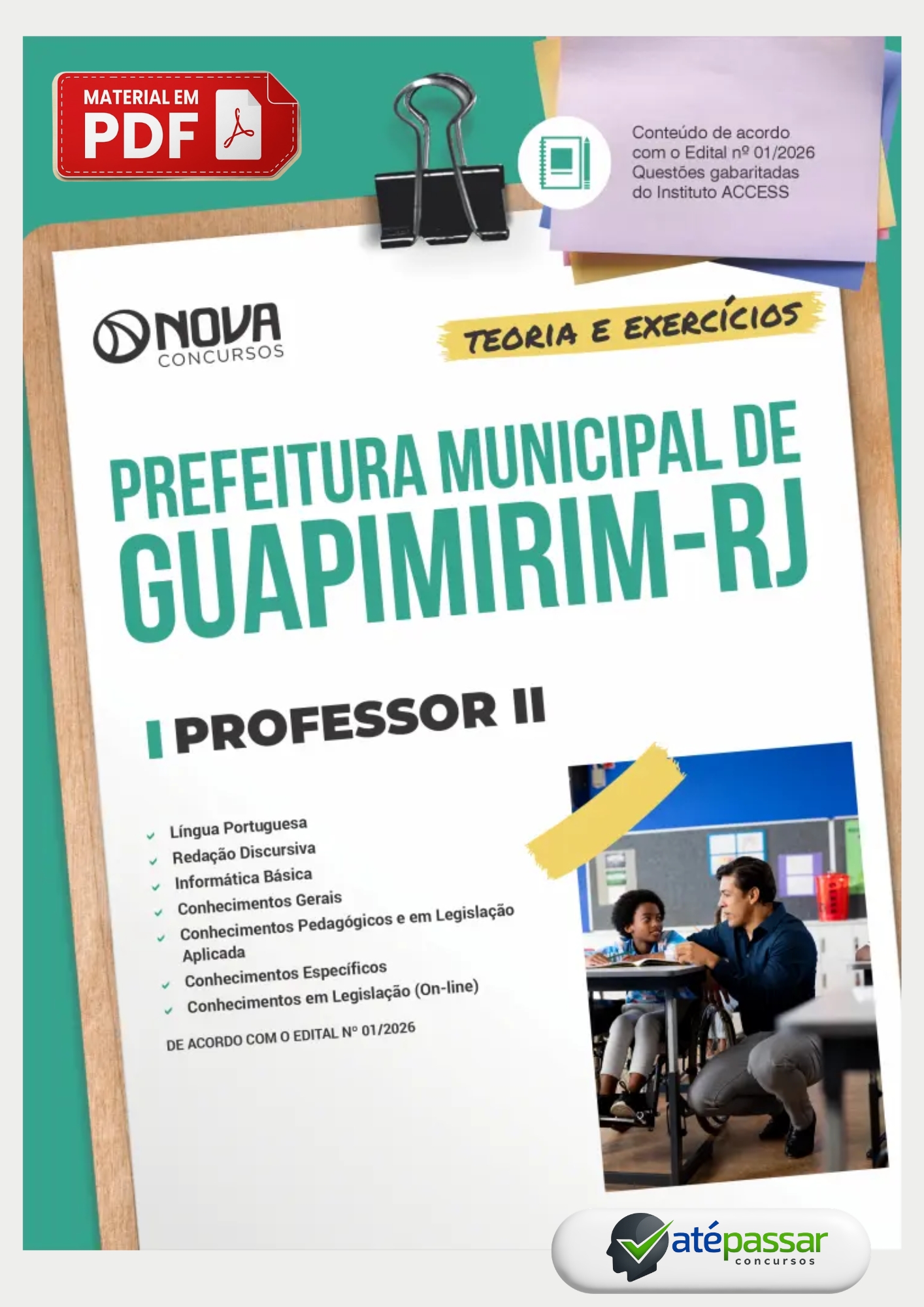Apostila Concurso Professor II Prefeitura de Guapimirim RJ 2026