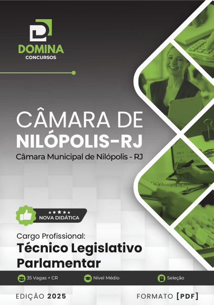 Apostila Técnico Legislativo Parlamentar Câmara Nilópolis RJ 2026