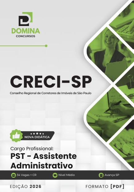 Apostila PST Assistente Administrativo - Concurso CRECI SP 2026