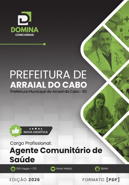 Apostila Agente Comunitário de Saúde - Processo Seletivo Arraial do Cabo RJ 2026