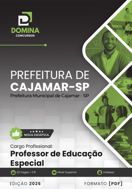 Apostila Professor de Educação Especial - Concurso Cajamar SP 2026