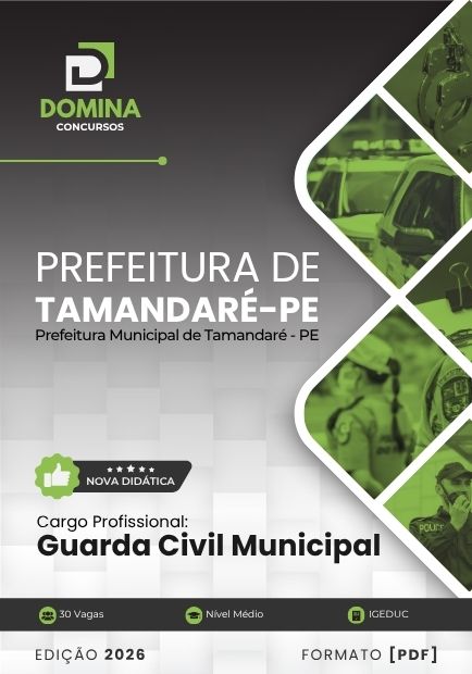Apostila Guarda Civil Municipal Prefeitura de Tamandaré PE 2026