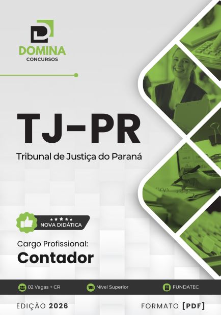 Apostila Contador TJ PR 2026
