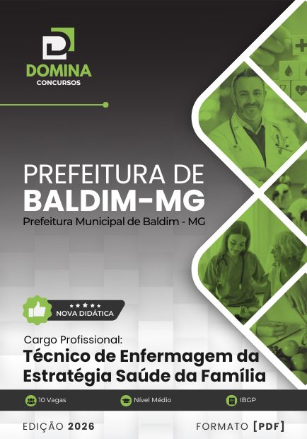 Apostila Técnico de Enfermagem da ESF Baldim MG 2026