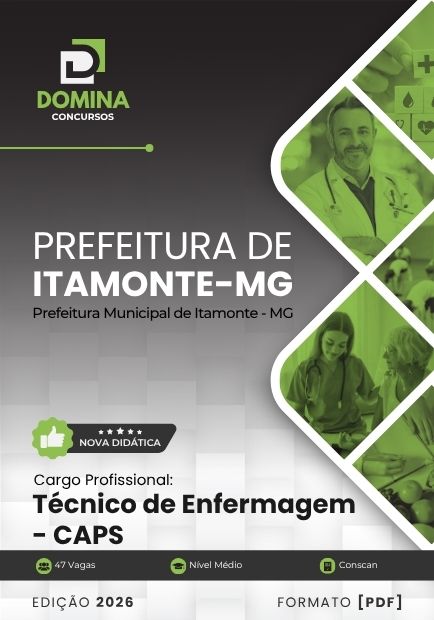 Apostila Técnico de Enfermagem CAPS Itamonte MG 2026