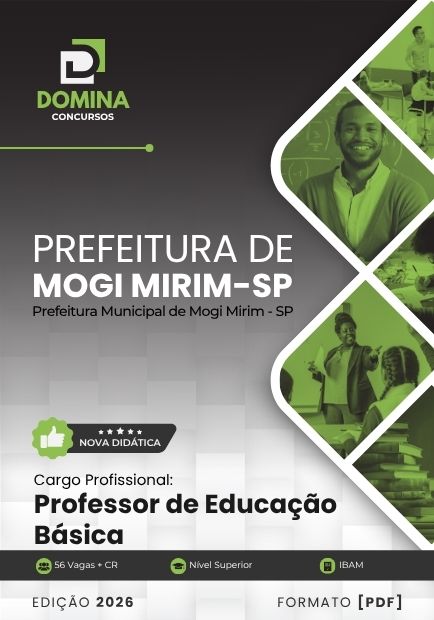 Apostila Professor de Educação Básica Mogi Mirim SP 2026