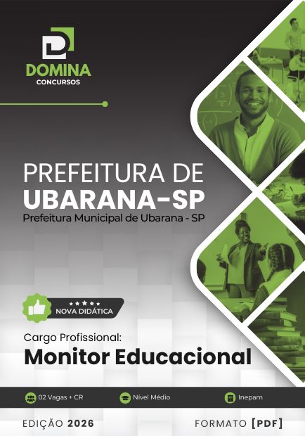 Apostila Monitor Educacional Ubarana SP 2026