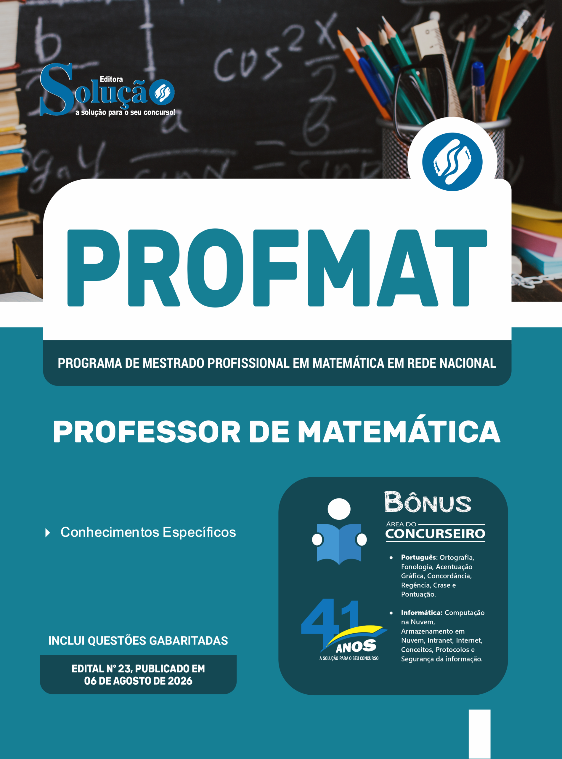 Apostila PROFMAT - Professor de Matemática - Edital 23/2026
