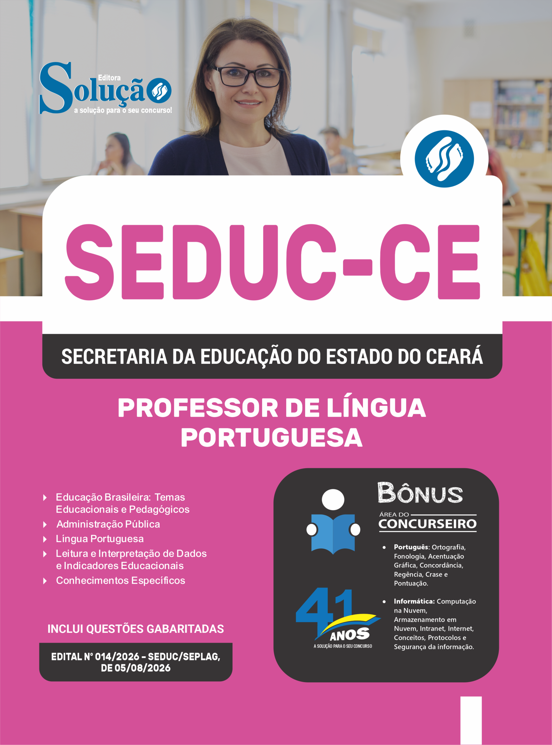 Apostila Professor de Língua Portuguesa SEDUC CE 2026