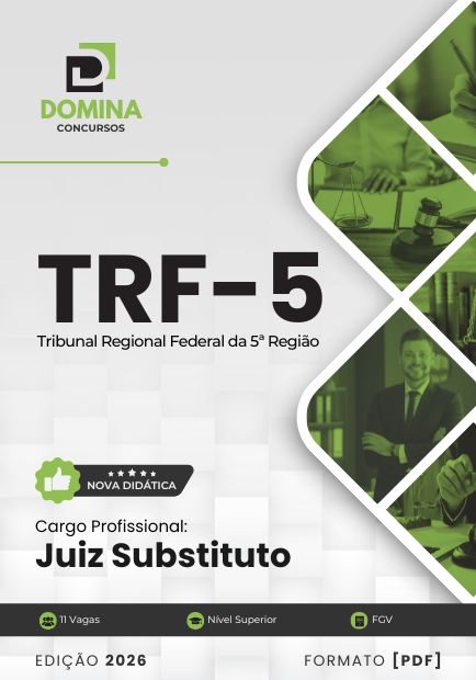 Apostila Juiz Substituto TRF 5 2026