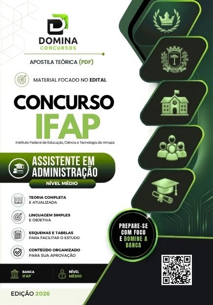 Apostila Concurso IFAP 2026 - Assistente em Administração