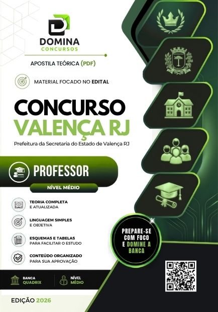 Apostila Professor III Valença RJ 2026