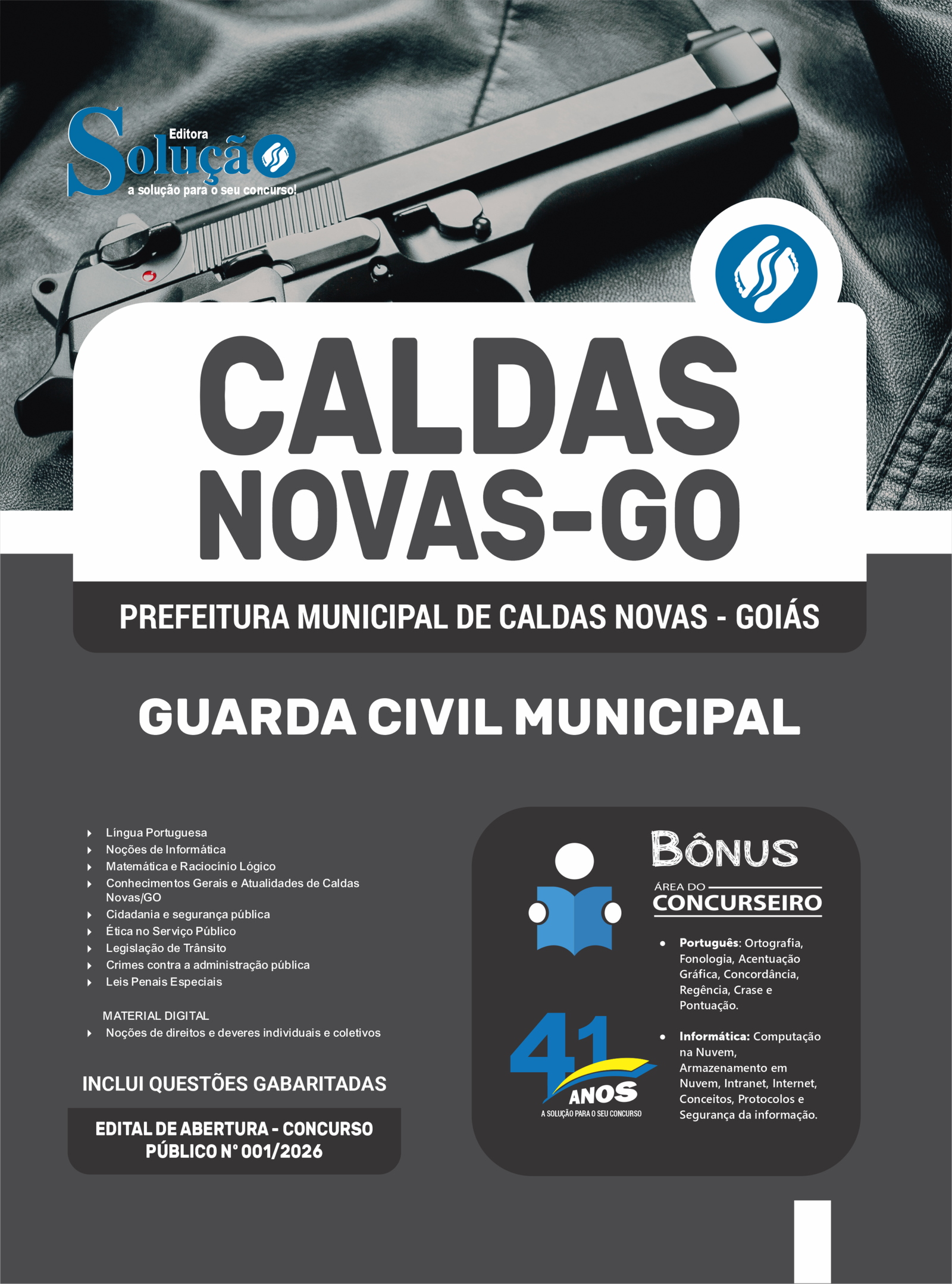 Apostila Prefeitura de Caldas Novas GO - Guarda Civil Municipal 2026